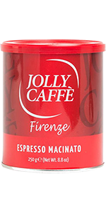 Jolly Kaffee Espresso Crema 250g gemahlen