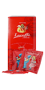 Lucaffe Kaffee Espresso Piccolo & Dolce Pads 150 Stück