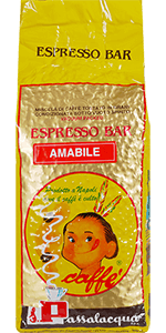 Passalacqua Kaffee Espresso Amabile 1kg Bohnen