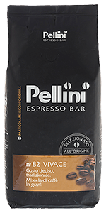 Pellini Kaffee Espresso Bar N° 82 Vivace 1kg Bohnen